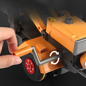 اسباب بازی ماشین چمن زن نارنجی و گاو باغبان MR.Cow Funny Tractor toy_اسباب بازی